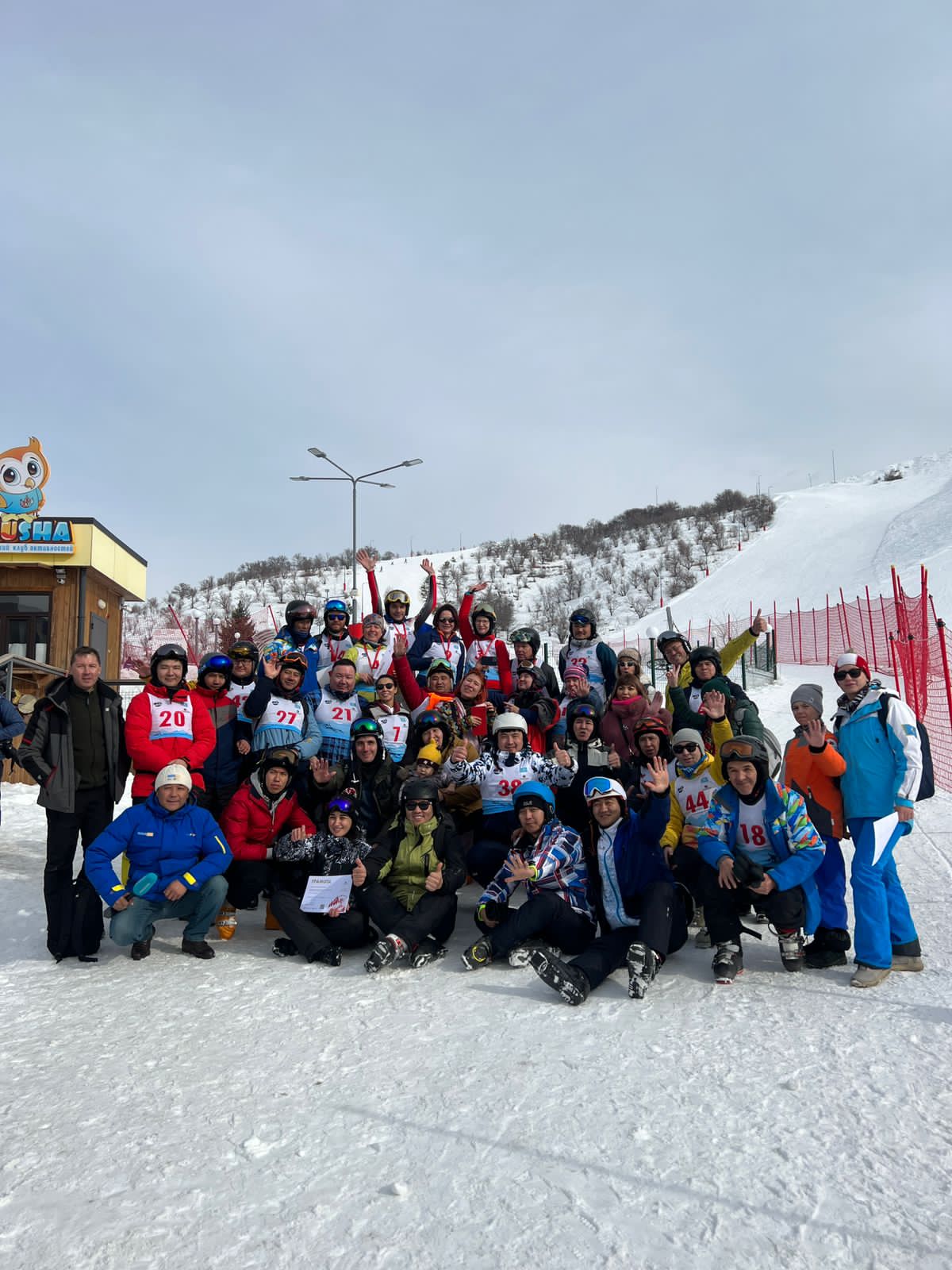 29 января на Курорте Oi Qaragai впервые прошли соревнования по горным лыжам среди журналистов